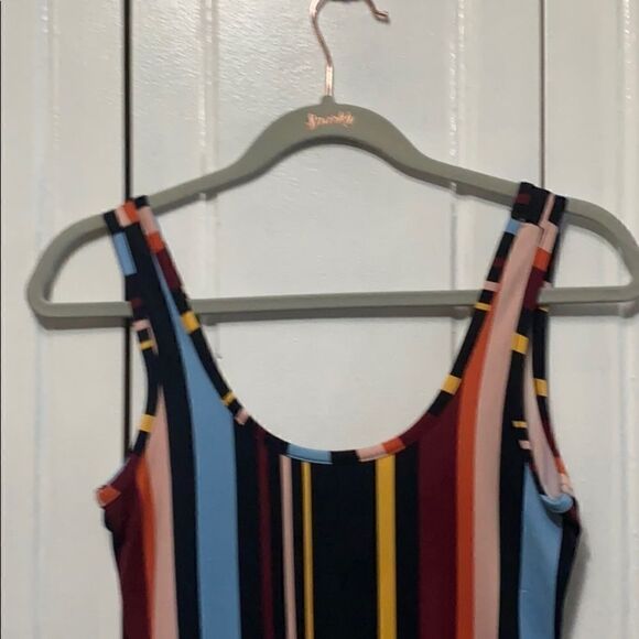 Full Circle Striped Tank Dress size Medium - Picture 2 of 7
